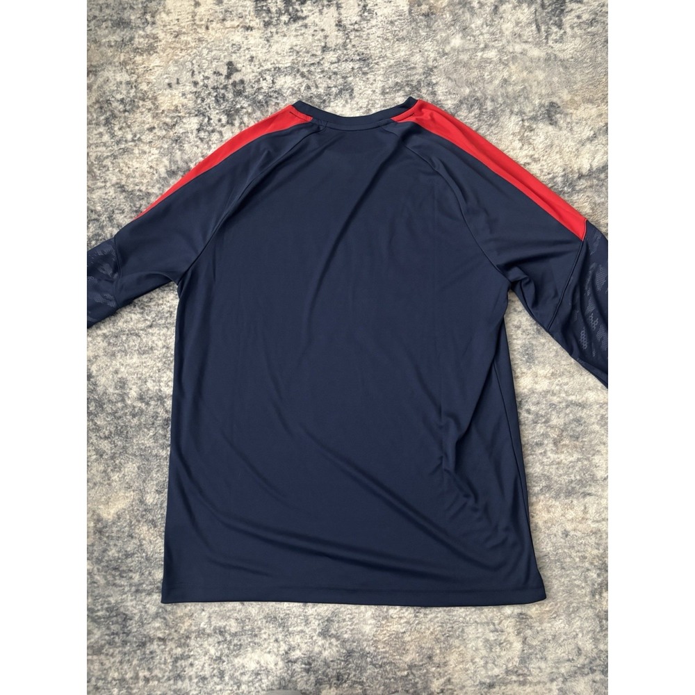 New England Patriots Fanatics Shirt Blue Camo Long Sleeve Stealth Defender L NWT - Picture 8 of 12